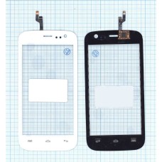 Сенсорное стекло (тачскрин) Explay Golf белое