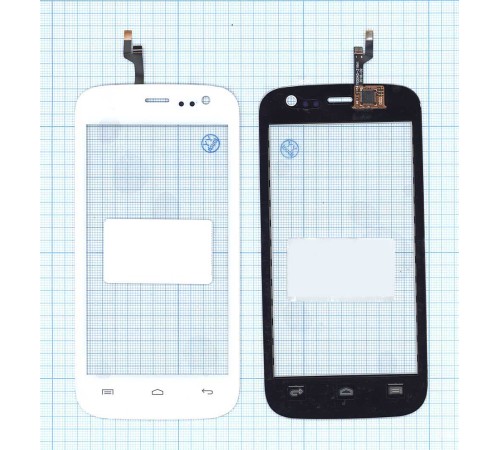 Сенсорное стекло (тачскрин) Explay Golf белое