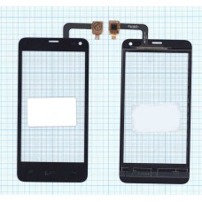Сенсорное стекло (тачскрин) Fly IQ4416 ERA Life 5 4,5" черный