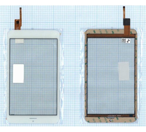 Сенсорное стекло (тачскрин) Digma Plane 8.2 3G белый