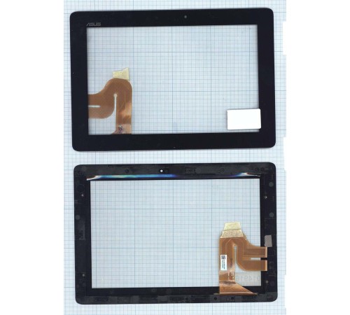 Сенсорное стекло (тачскрин) Asus TF700 5184N FPC-1 REV:3 черный с рамкой