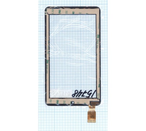 Сенсорное стекло (тачскрин) VTCP070B23-FPC-4.0 черный