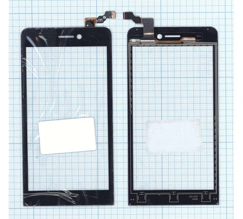 Сенсорное стекло (тачскрин) Highscreen Spider черный