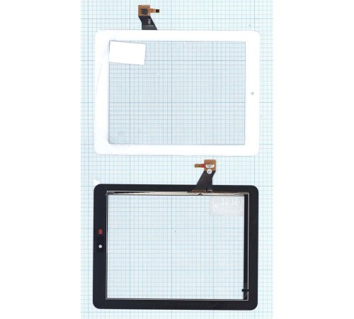 Сенсорное стекло (тачскрин) Explay M2 3G / Explay D8.2 3G (080209-01A-V1) белое