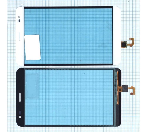 Сенсорное стекло (тачскрин) Huawei MediaPad X2 белое