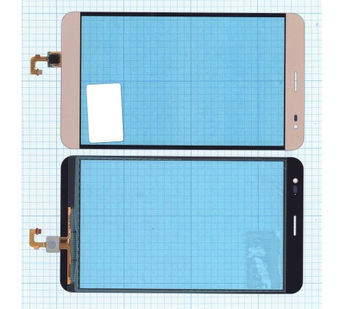 Сенсорное стекло (тачскрин) Huawei MediaPad X2 золотое