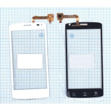 Сенсорное стекло (тачскрин) Fly IQ4417 Quad White белый
