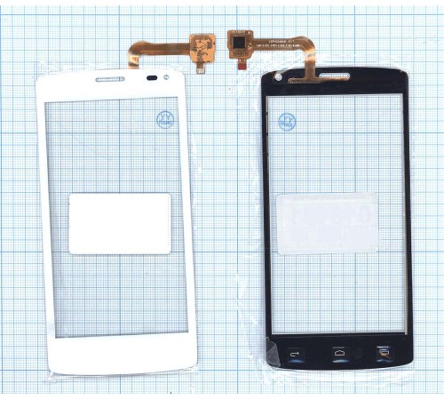 Сенсорное стекло (тачскрин) Fly IQ4417 Quad White белый