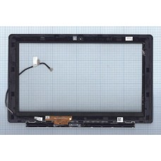 Сенсорное стекло (тачскрин) Asus VivoBook S200 X201 X202 18140-11630100 черное c рамкой