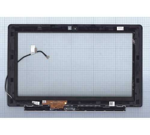 Сенсорное стекло (тачскрин) Asus VivoBook S200 X201 X202 18140-11630100 черное c рамкой