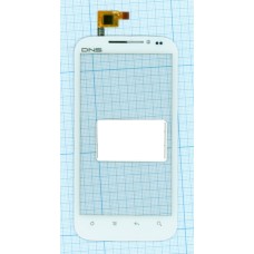 Сенсорное стекло (тачскрин) DNS S4501M белый