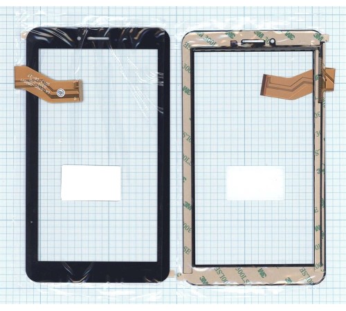 Сенсорное стекло (тачскрин) C186104C12 FPC833DR черное