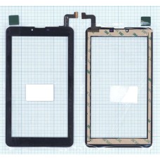 Сенсорное стекло (тачскрин) для планшета Digma Plane 7.4 4G, Hit 4G HT7074ML (FPC-FC70S786-00) черное [T00124]