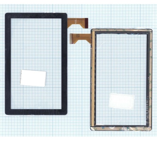 Сенсорное стекло (тачскрин) MJK-0098 черное