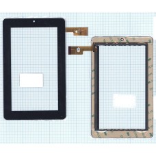 Сенсорное стекло (тачскрин) TPC0069 VER5.0 (188х114) черный