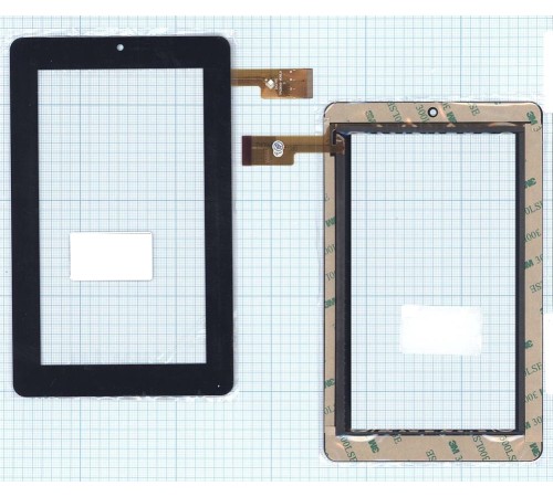 Сенсорное стекло (тачскрин) TPC0069 VER5.0 (188х114) черный