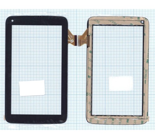 Сенсорное стекло (тачскрин) GT70M702 (188*108 mm) черное