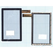 Сенсорное стекло (тачскрин) CZY6075A-FPC (173*105 mm) черное