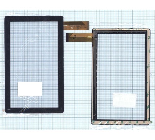 Сенсорное стекло (тачскрин) CZY6075A-FPC (173*105 mm) черное