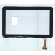 Сенсорное стекло (тачскрин) DH-1007A1-FPC033-V3.0 черное