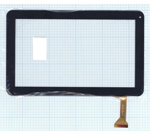 Сенсорное стекло (тачскрин) DH-1007A1-FPC033-V3.0 черное