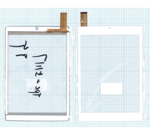 Сенсорное стекло (тачскрин) TPC-51117 белое