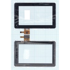 Сенсорное стекло (тачскрин) TPC-50164 (189x117 mm) черное
