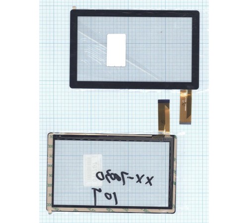 Сенсорное стекло (тачскрин) TPT-070-066R3 черное