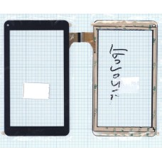 Сенсорное стекло (тачскрин) FPC-TP070215 черное