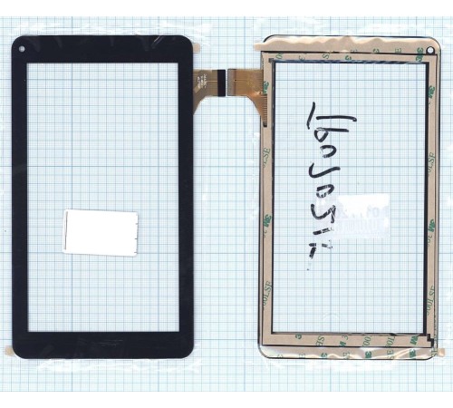 Сенсорное стекло (тачскрин) FPC-TP070215 черное