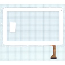 Сенсорное стекло (тачскрин) DH-1007A1-FPC033-V3.0 белое