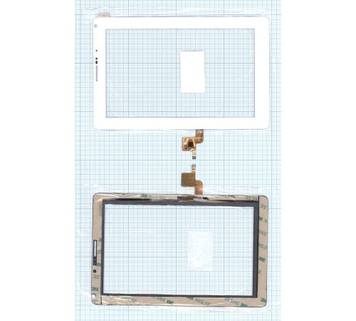 Сенсорное стекло (тачскрин) FPC-TP070247(V1801)-01 белое