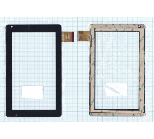 Сенсорное стекло (тачскрин) TM619-C-F (183*110 mm) черное