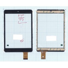 Сенсорное стекло (тачскрин) WQ-FPC-0014-A (197x132mm) черное
