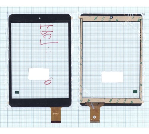 Сенсорное стекло (тачскрин) WQ-FPC-0014-A (197x132mm) черное