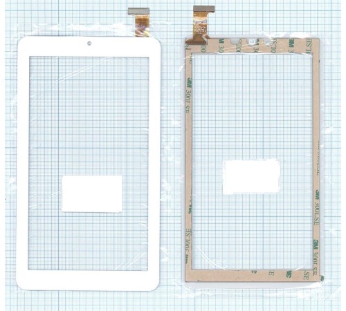 Сенсорное стекло (тачскрин) HC184104C1 FPC021H V2.0 (184*104 mm) белое