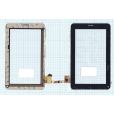 Сенсорное стекло (тачскрин) Topsun_c0020_A1 (186x111mm) черное