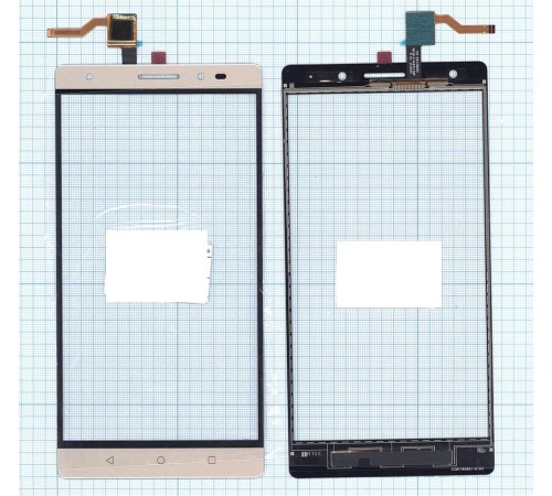 Сенсорное стекло (тачскрин) Lenovo Phab 2 Plus золотое