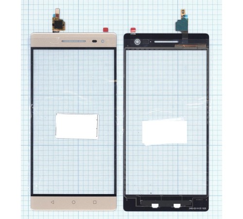 Сенсорное стекло (тачскрин) Lenovo Phab 2 Pro золотое