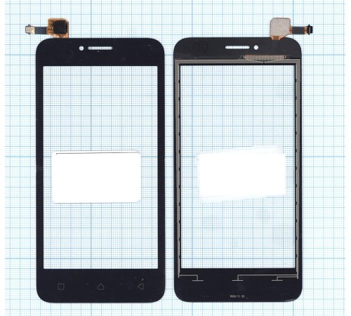 Сенсорное стекло (тачскрин) Lenovo Vibe B (A2016) черное