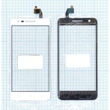 Сенсорное стекло (тачскрин) Lenovo Vibe C2 (K10A40) белое