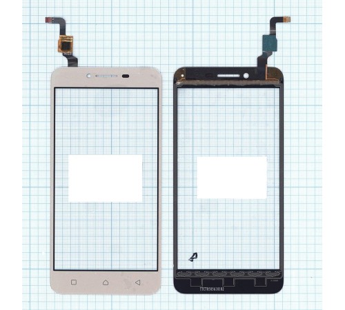 Сенсорное стекло (тачскрин) Lenovo Vibe K5 (A6020A40) золотое
