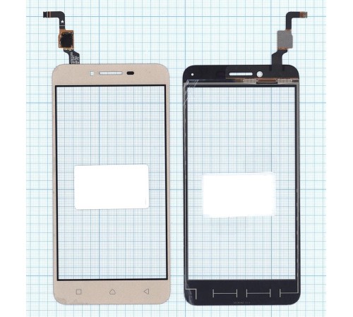 Сенсорное стекло (тачскрин) Lenovo Vibe K5 Plus (A6020A46) золотое