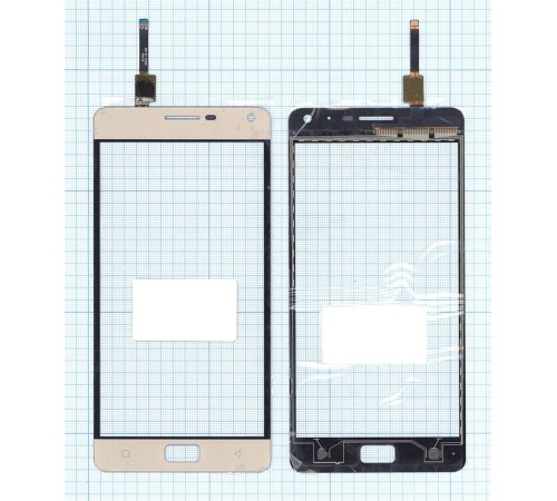 Сенсорное стекло (тачскрин) Lenovo Vibe P1 золотое