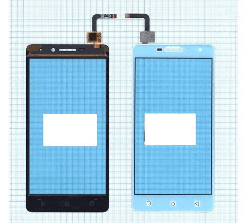 Сенсорное стекло (тачскрин) Lenovo Vibe P1m белое