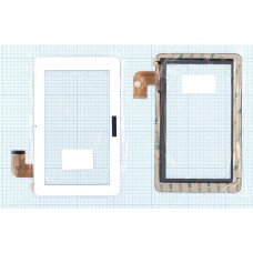 Сенсорное стекло (тачскрин) Texet TM-7026 белое