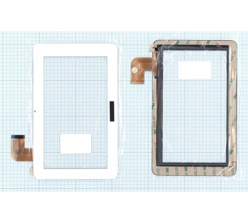 Сенсорное стекло (тачскрин) Texet TM-7026 белое