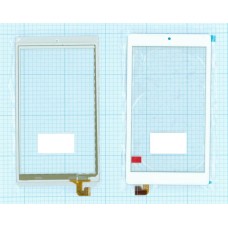 Сенсорное стекло (тачскрин) LWGB07000530 REV-A2 (184*102 mm) белое