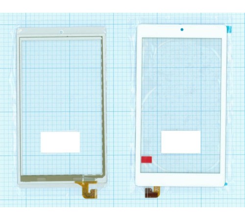 Сенсорное стекло (тачскрин) LWGB07000530 REV-A2 (184*102 mm) белое
