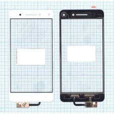 Сенсорное стекло (тачскрин) Lenovo Vibe S1 белое